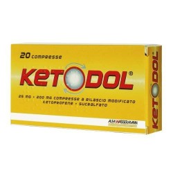 Eg Ketodol 25 Mg + 200 Mg Compresse
