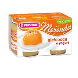 Plasmon omogeneizzato yogurt albicocca 120 g x 2 pezzi