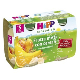 Hipp bio hipp bio omogeneizzato frutta mista con cereali 2x125 g