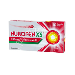 Nurofenxs 400 mg capsule molli  ibuprofene 10 capsule in blister pvc/pvdc/al