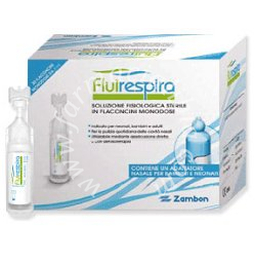 Fluirespira soluzione fisiologica sterile 30 flaconcini monodose da 5ml