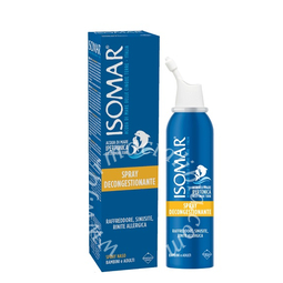 Isomar naso chiuso soluzione acqua di mare ipertonica per decongestione naso chiuso 50 ml