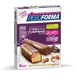 Pesoforma barretta cioccolato caramello 12 x 31 g