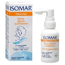 Isomar orecchie acqua di mare spray no gas per irrigazione dell'orecchio 50ml
