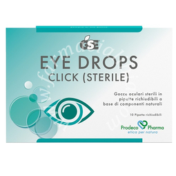 Gse eye drops click gocce oculari 10 pipette 0,5 ml