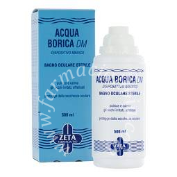 Acqua borica per bagno oculare sterile 500 ml