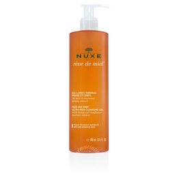 Nuxe reve de miel gel detergente viso e corpo 400 ml