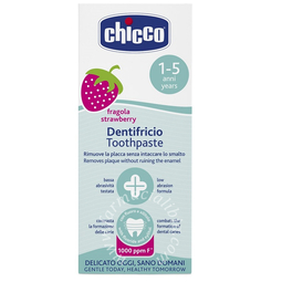 Chicco dentifricio fragola 50 ml 12m+ con fluoro