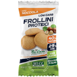 Whynature frollini proteici nocciola 30 g