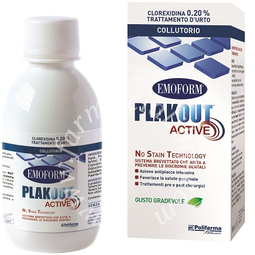 Emoform plak out active clorexidina 0,20% collutorio 200 ml