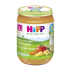 Hipp bio hipp bio pappa pronta past tris di verdure 190 g