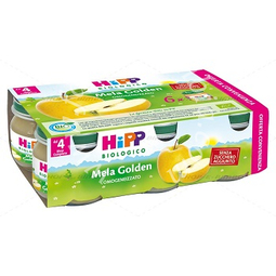 Hipp bio omogeneizzato mela golden 6x80 g
