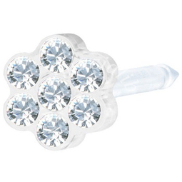Blomdahl foralobo mp daisy 5mm crystal