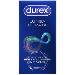 Profilattico durex lunga durata 6 pezzi