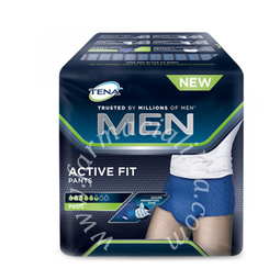 Pull up uomo tena men pants active fit l 8 pezzi
