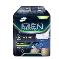 Pull up uomo tena men pants active fit m 9 pezzi