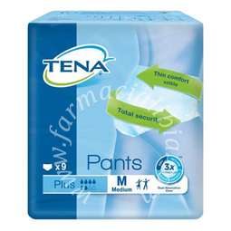 Pannolone pull-up tena pants plus taglia medium 9 pezzi