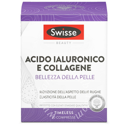 Swisse acido ialuronico collagene bellezza della pelle 30 compresse