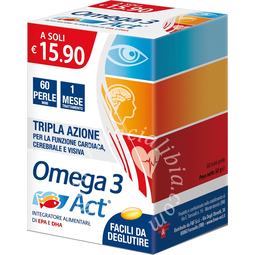 Omega 3 act 540mg 60 perle mini