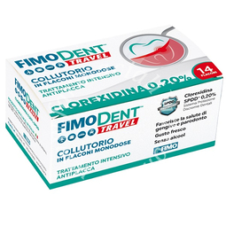 Fimodent travel collutorio clorexidina spdd 0,20% 14 flaconcini monodose 10 ml