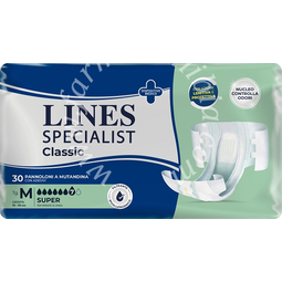 Pannolone a mutanda lines specialist classic super mm 30 pezzi