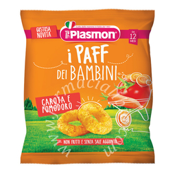 Plasmon dry snack paff carota pomodoro 15 g