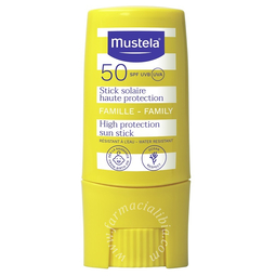 Mustela stick solare protezione molto alta spf50 9 ml
