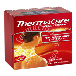 Fasce autoriscaldanti a calore terapeutico thermacare collo/spalla/polso 6 pezzi