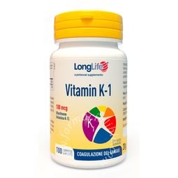 Longlife vitamin k 100mcg 100 compresse rivestite