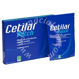 Cerotto monouso cetilar patch per articolazioni muscoli e tendini 5 pezzi