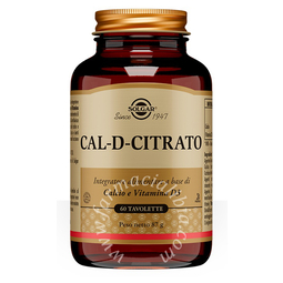 Cal d citrato 60 tavolette