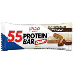 Whysport 55 protein bar cioccolato bianco cacao 55 g