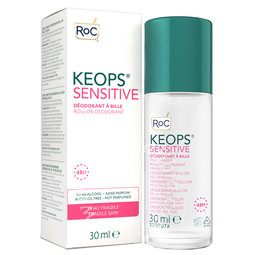 Roc keops deodorante roll-on 48h sensitive 30 ml