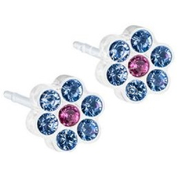 Blomdahl foralobo mp daisy alexandrite/rose 1 paio