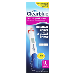 Clearblue test gravidanza rilevazione precoce digitale 1 pezzo