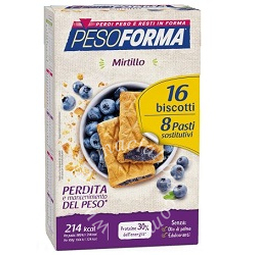 Pesoforma biscotti mirtilli 8 pasti 16 biscotti