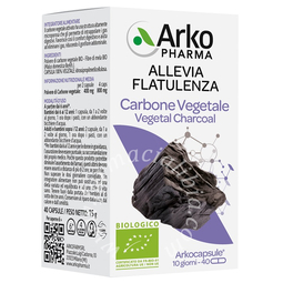 Arko capsule carbone vegetale bio 40 capsule