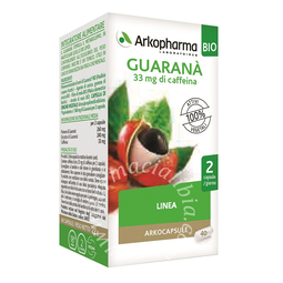 Arko capsule guarana' bio 40 capsule