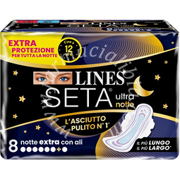 Lines seta ultra assorbenti notte 8 pezzi