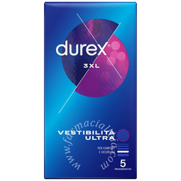 Preservativo durex 3xl vestibilita' ultra 5 pezzi