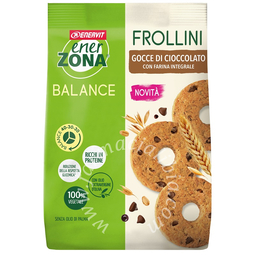 Enerzona frollini integrale gocce cioccolato 250 g