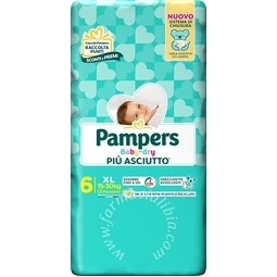 Pampers baby dry pannolino downcount xl 13 pezzi