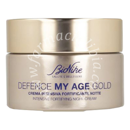 Defence my age gold crema intensiva fortificante notte 50 ml