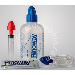Rinoway doccia per irrigazione nasale + 15 sali isotonici