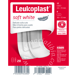 Leukoplast soft white 20 pezzi assortiti