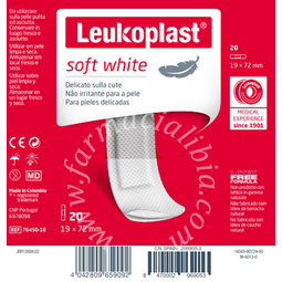 Leukoplast soft white 72 x 19 cm 20 pezzi