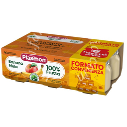 Plasmon omogeneizzato banana mela 6x80 g