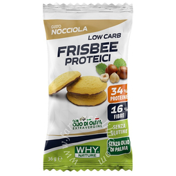 Whynature frisbee proteici nocciola 36 g