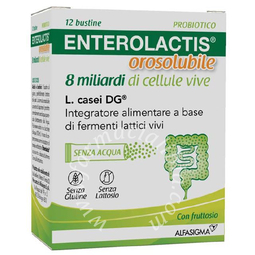 Enterolactis orosolubile 12 bustine 8 miliardi di cellule vive