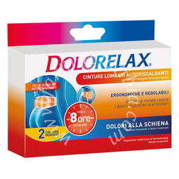 Cintura lombare autoriscaldante dolorelax 2 pezzi